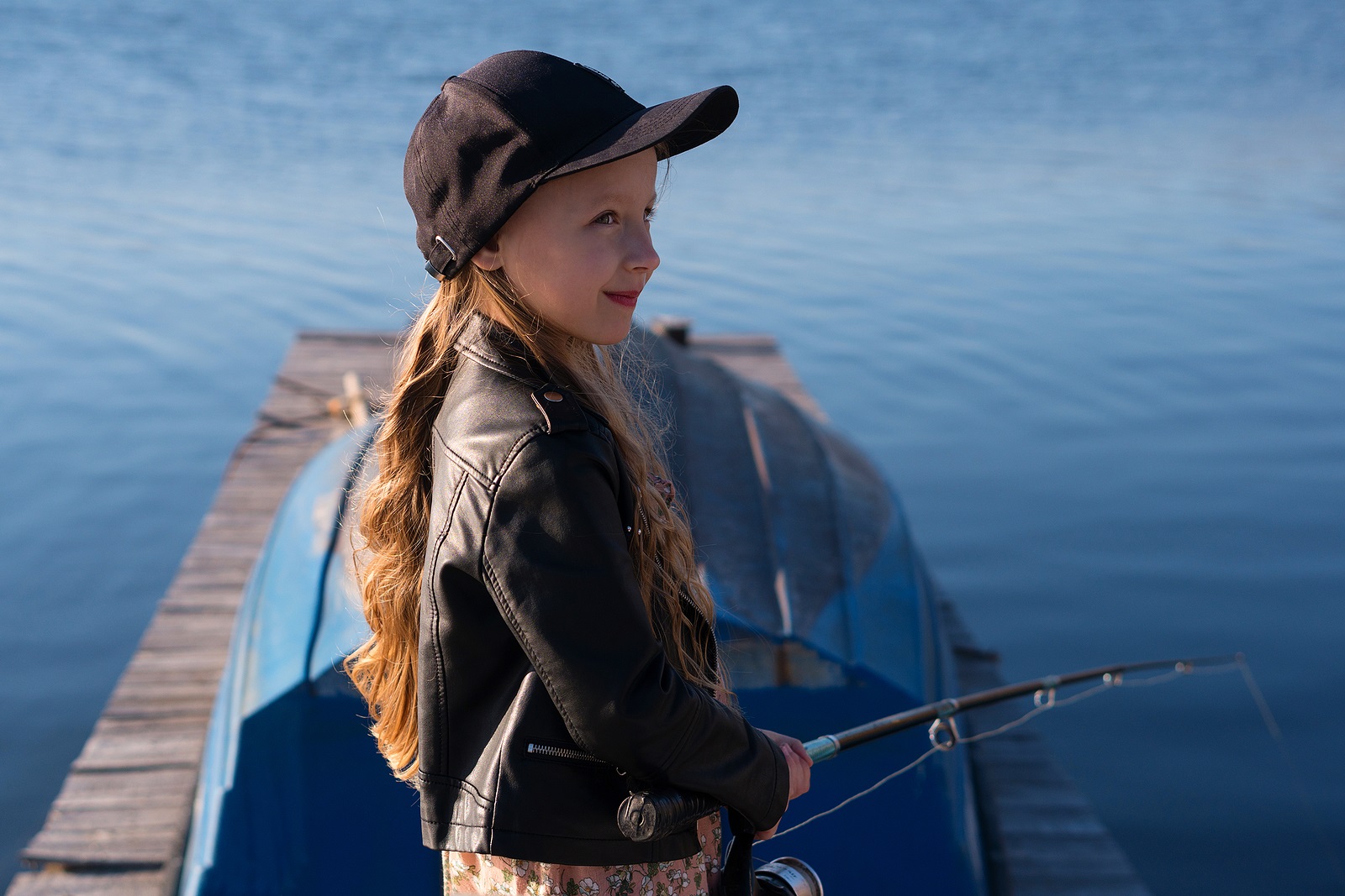 autistic child fishing in Illinois